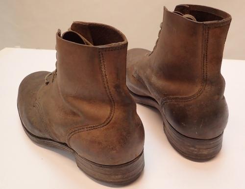 British RAF ankle boots, WW2 era, size UK 11.