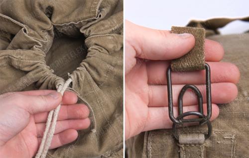 Czechoslovakian M60 backpack, with suspenders, brown, surplus. 