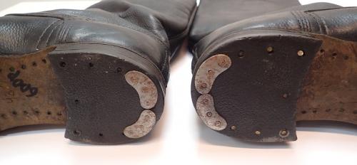 Soviet officer's field boots #6. Heel irons - be careful when indoors!