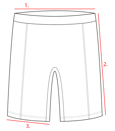 Särmä Women's Merino Boxers Measuring Specs