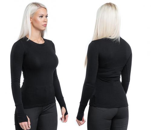 Särmä Women's Merino Shirt. Person height / chest: 175 / 94 cm, shirt size: XS.