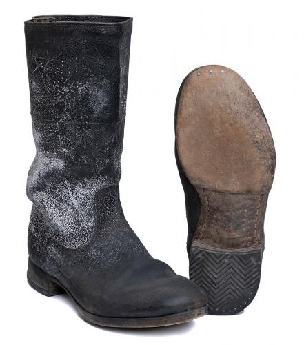 NVA leather jackboots, old model, enlisted men's, surplus NVA leather jackboots, old model, enlisted men's, surplus