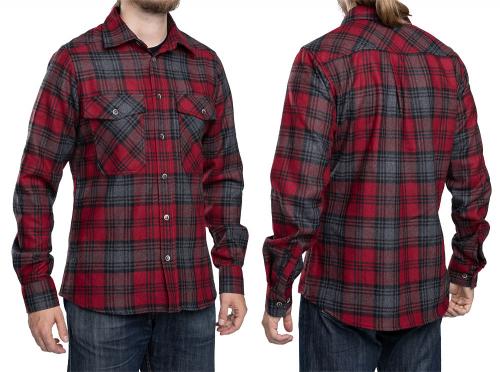 Särmä Wool Flannel Shirt. Model's measurements 175 / 100 cm, worn size Medium Regular.