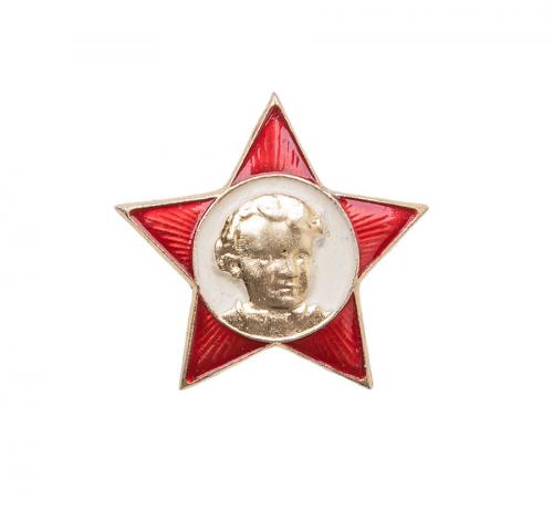 Soviet badge, "ugly child", surplus Soviet badge, "ugly child", surplus