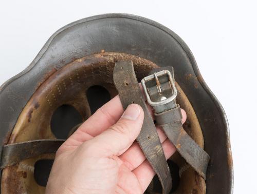 Finnish Austro-Hungarian M17 Steel Helmet, Surplus, Grade 2.