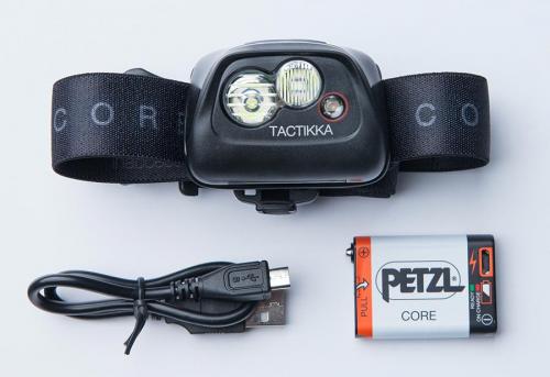 Petzl Tactikka Core Headlamp, 450 lm. 