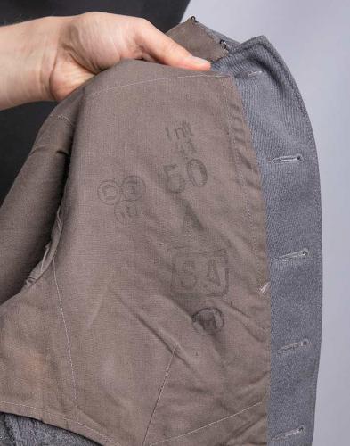 Finnish M36 wool tunic #12. Pretty clear markings.