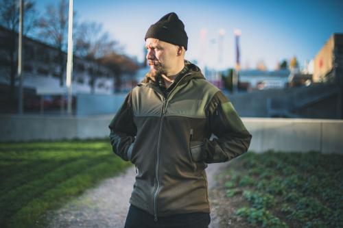 Särmä TST Woolshell Jacket. The Green-Brown color is discontinued.
