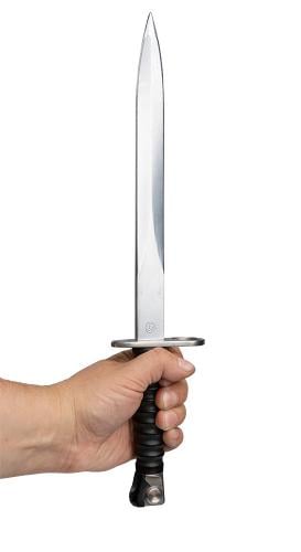 Swiss Stgw. 57 Bayonet with Frog, surplus.