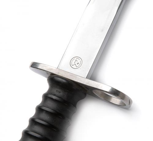 Swiss Stgw. 57 Bayonet with Frog, surplus.