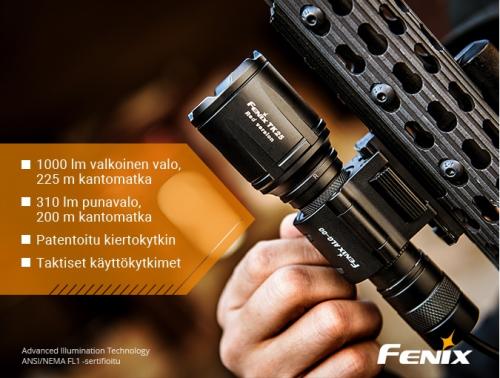 Fenix TK25 RED flashlight.
