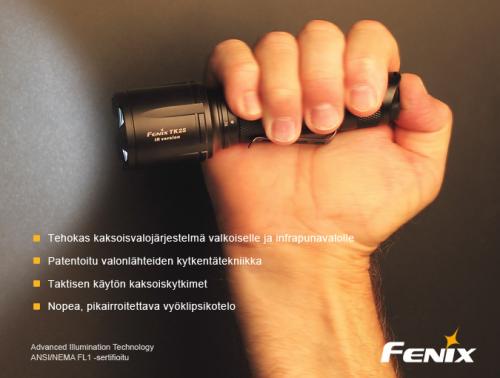 Fenix TK25 IR Flashlight with Infrared Illuminator. 