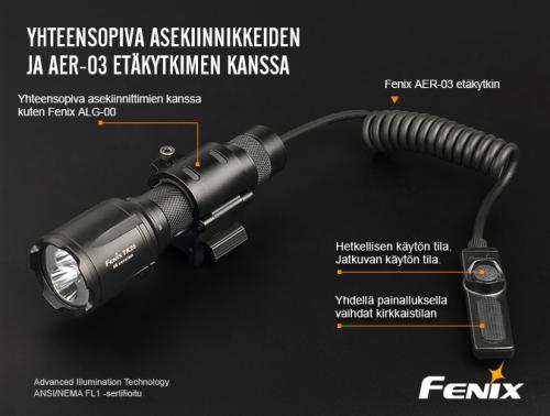 Fenix TK25 IR Flashlight with Infrared Illuminator. 