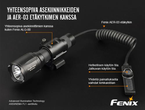 Fenix TK25 IR Flashlight with Infrared Illuminator.