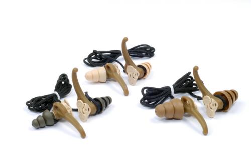 Peltor Combat Arms Earplugs. Three sizes available.