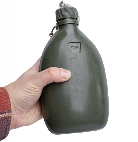 Swedish canteen, plastic, 0.65 l, surplus.