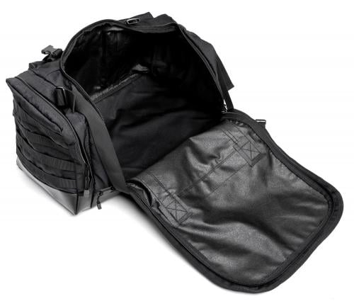Särmä Duffel Bag, Small. The flap opens all the way down and doubles as a groundsheet.