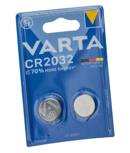 Varta Lithium CR2016/CR2032 Coin Cell Battery, 2-pack