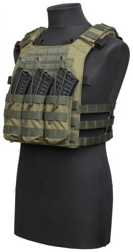 Särmä TST PC18 plate bags. Less minimalistic PC18 consisting of the plate bags, PALS cummerbund, 3xRK front panel and shoulder pads.
