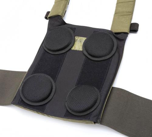 Särmä TST PC18 plate bags. Loop fabric on the inside for attaching cushions.