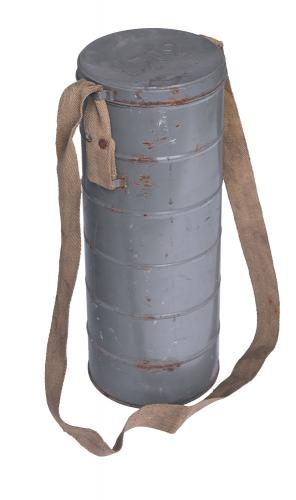 Belgian L.702 gas mask canister, surplus