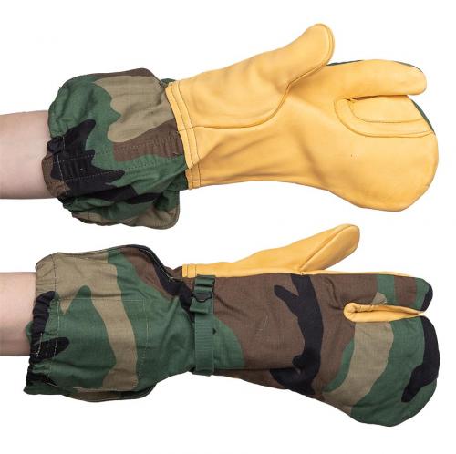MILITARY COLD WEATHER TRIGGER FINGER MITTENS U.S Size: Large Shell Only 