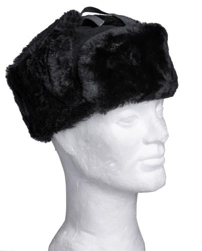 Latvian fur hat, black, unissued Latvian fur hat, black, unissued