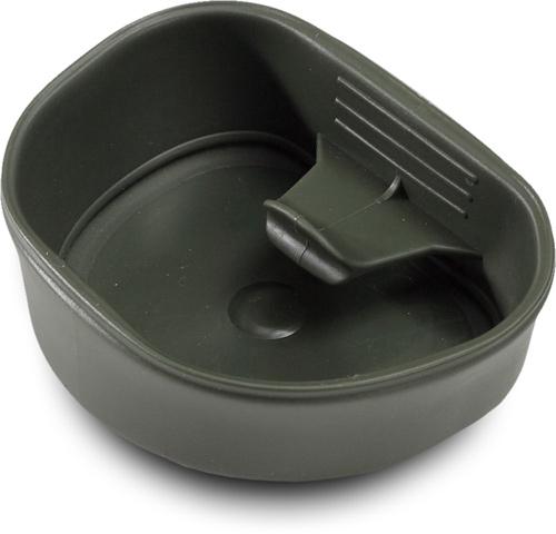 Swedish folding cup, green, surplus.