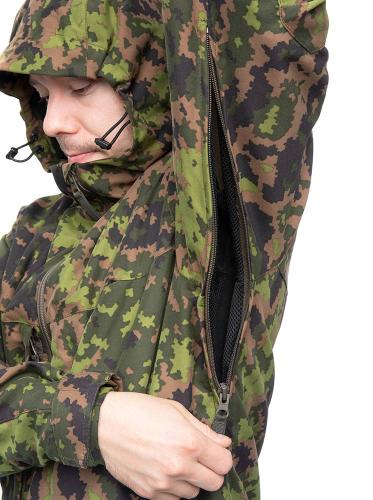 Särmä Jorma Hunting Jacket. Long pit zips for ventilation.