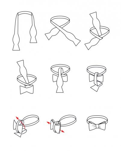 Jämä Bow Tie & Handkerchief set.