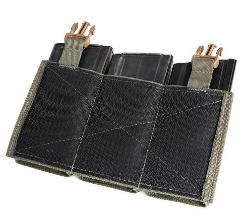 Esstac Daeodon Front Panel Pouches, Triple 762.