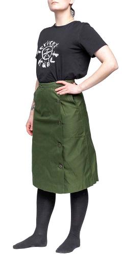 Swedish M59 field skirt, green, surplus