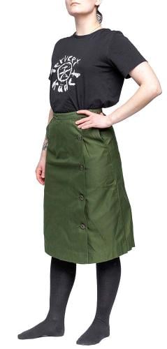 Swedish M59 field skirt, green, surplus Swedish M59 field skirt, green, surplus
