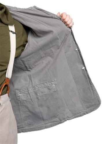 Swedish work jacket, gray, surplus.