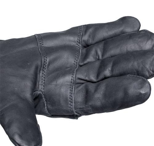 US leather gloves, surplus. Reinforcement on the palm side.