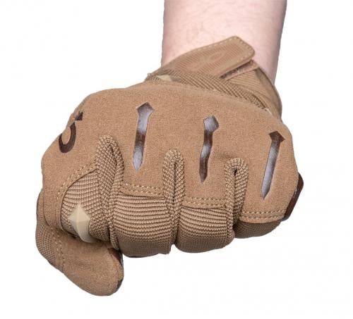 Outdoor Research Ironsight Gloves, surplus. The protection is added where necessary and reduced in anatomic spots for ease of movement.