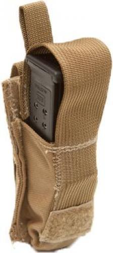 London Bridge Trading 9mm Front Pull Magazine Pouch, Coyote Brown, surplus. 