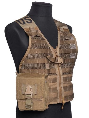 Eagle Industries FSBE M-60 Ammo Pouch, Coyote Brown, surplus. Standard MOLLE/PALS attachment and some extra rows for special needs, for example an FLC.
