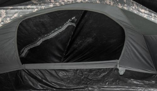 US ICS one-man tent, UCP, surplus. A view on the porch through the other door.