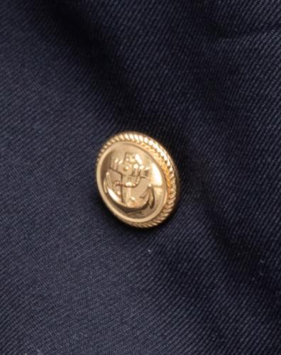 Bundesmarine women's pea coat, surplus. Anchor-motif brass buttons!