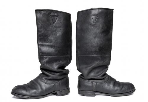 Soviet officer's field boots #10. Loot at the desirable wrinkles, aah.