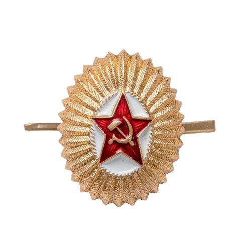 Soviet officer's cockade, metal, full colour, surplus Soviet officer's cockade, metal, full colour, surplus