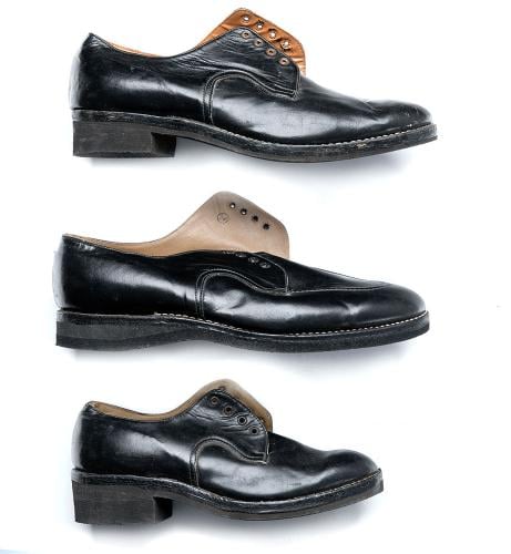 Russian gentlemen's shoes, surplus. There's some variation in the details. We won't pick.