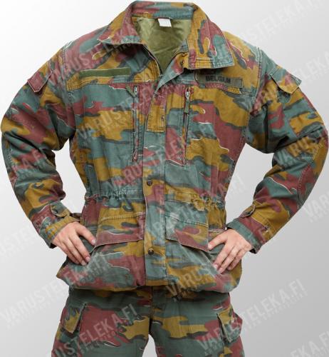 Belgian M90 field jacket, Jigsaw-camo, surplus Belgian M90 field jacket, Jigsaw-camo, surplus