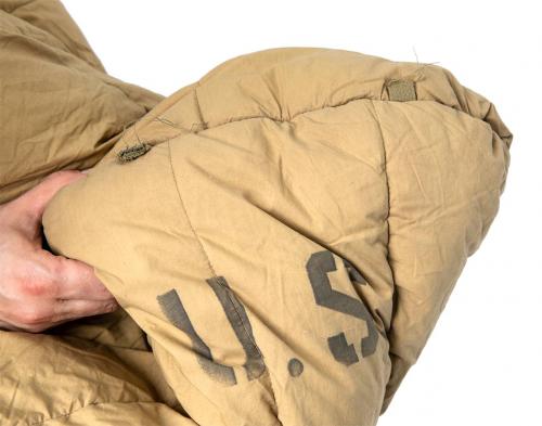 US M-1942 Sleeping Bag #1. The tie-cords at the leg end have been cut off.