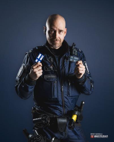 Thin Blue Line 2019 velcro patch.