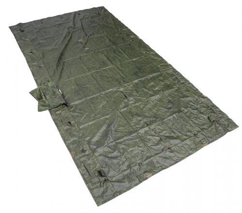Russian Ratnik 6Sh120 universal shelter, surplus. On the underside you'll find plenty of attachment points - also for joining two of these together.