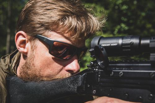 Magpul Summit Ballistic Sunglasses. Gray / Rose