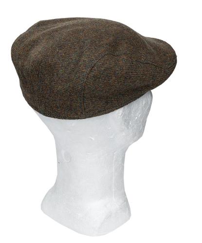 Jämä Flat Cap. Dark Brown With Lining