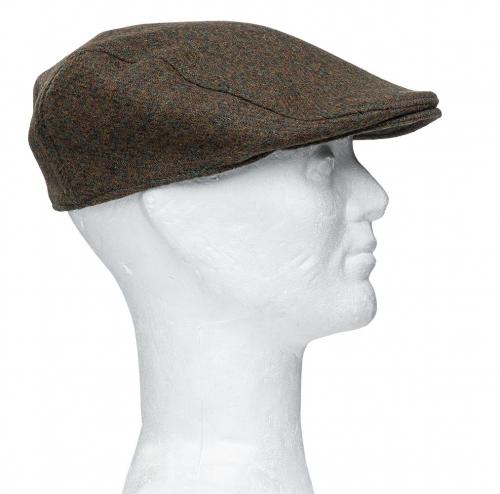 Jämä Flat Cap. Dark Brown With Lining